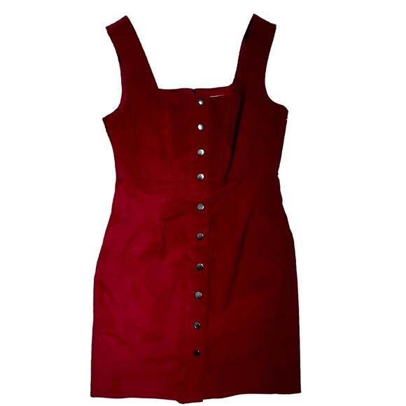 Gianni Bini|DRS Lara Corduroy Dress|Red Spice|NWT|SZ 8 - Picture 1 of 9